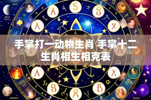 手掌打一动物生肖 手掌十二生肖相生相克表