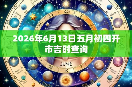 2026年6月13日五月初四开市吉时查询