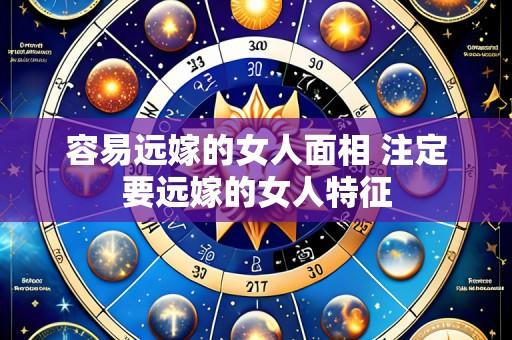 容易远嫁的女人面相 注定要远嫁的女人特征