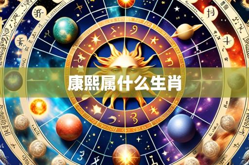康熙属什么生肖