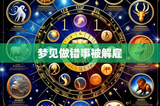 梦见做错事被解雇