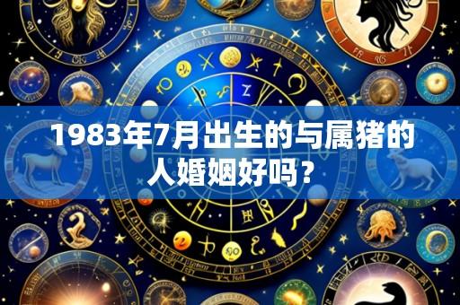1983年7月出生的与属猪的人婚姻好吗?