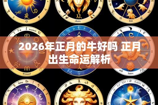 2026年正月的牛好吗 正月出生命运解析