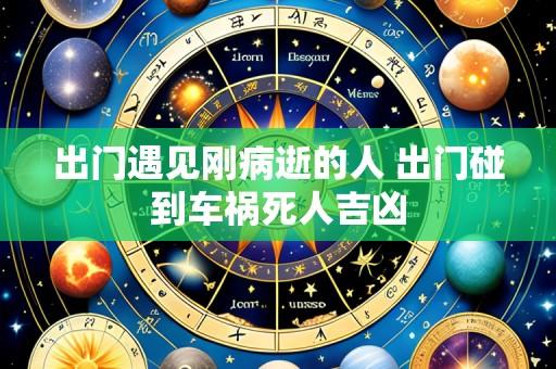 出门遇见刚病逝的人 出门碰到车祸死人吉凶
