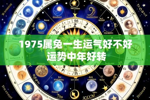 1975属兔一生运气好不好 运势中年好转