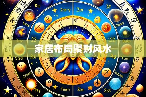 家居布局聚财风水