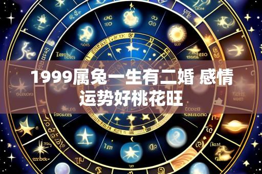 1999属兔一生有二婚 感情运势好桃花旺