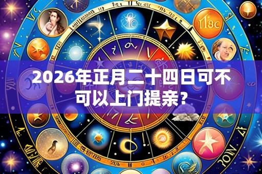 2026年正月二十四日可不可以上门提亲？
