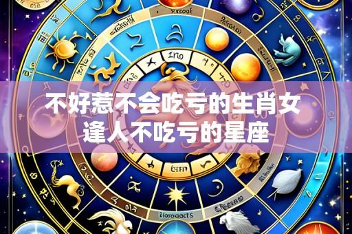不好惹不会吃亏的生肖女 逢人不吃亏的星座