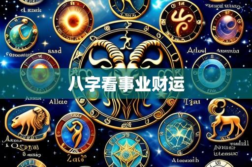 八字看事业财运