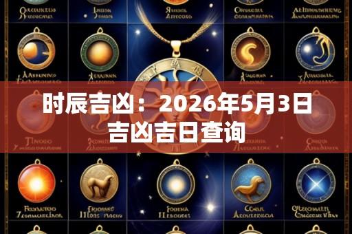 时辰吉凶:2026年5月3日吉凶吉日查询