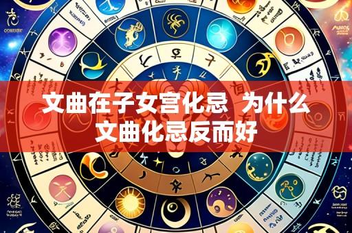 文曲在子女宫化忌 为什么文曲化忌反而好