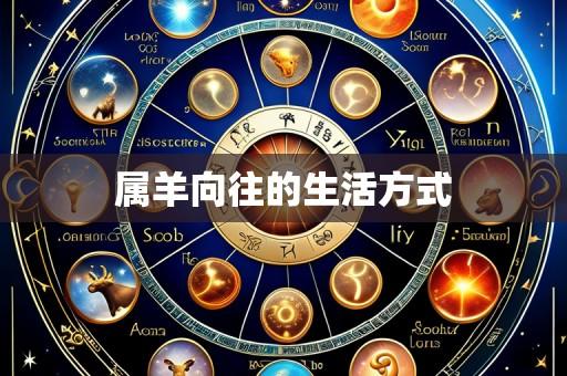 属羊向往的生活方式