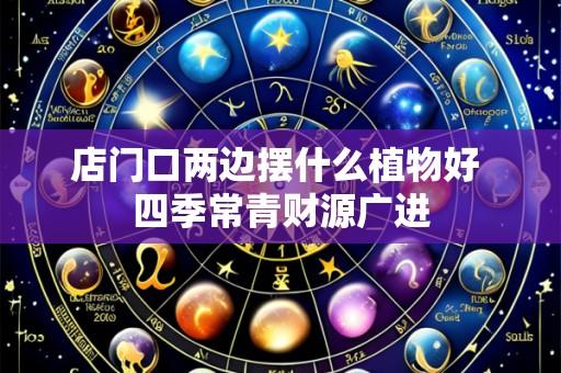 店门口两边摆什么植物好 四季常青财源广进