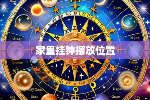 家里挂钟摆放位置