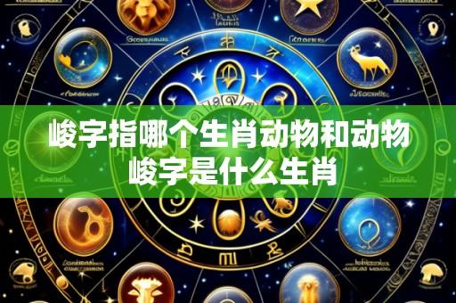 峻字指哪个生肖动物和动物 峻字是什么生肖