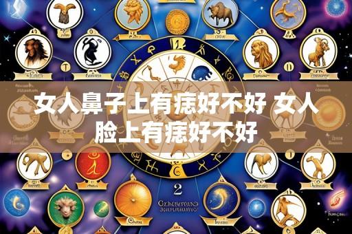 女人鼻子上有痣好不好 女人脸上有痣好不好