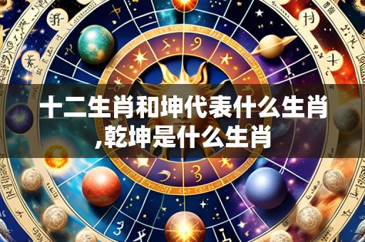 十二生肖和坤代表什么生肖,乾坤是什么生肖