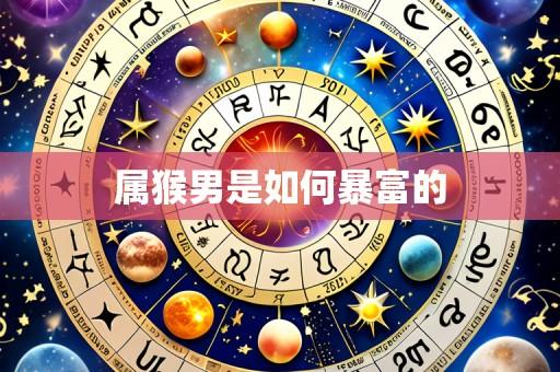 属猴男是如何暴富的