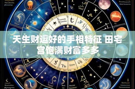 天生财运好的手相特征 田宅宫饱满财富多多