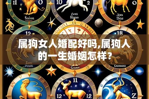 属狗女人婚配好吗,属狗人的一生婚姻怎样?