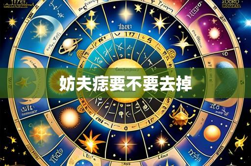妨夫痣要不要去掉