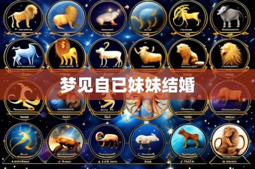 梦见自已妹妹结婚