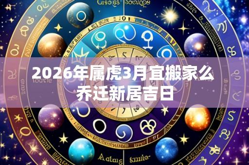2026年属虎3月宜搬家么 乔迁新居吉日
