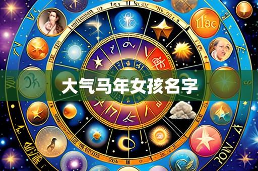 大气马年女孩名字