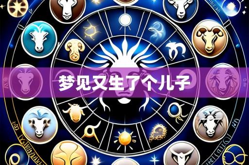 梦见又生了个儿子