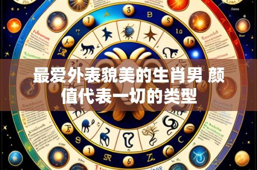 最爱外表貌美的生肖男 颜值代表一切的类型