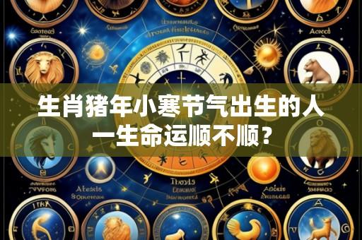 生肖猪年小寒节气出生的人一生命运顺不顺?