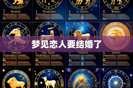 梦见恋人要结婚了