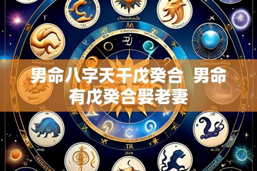 男命八字天干戊癸合 男命有戊癸合娶老妻