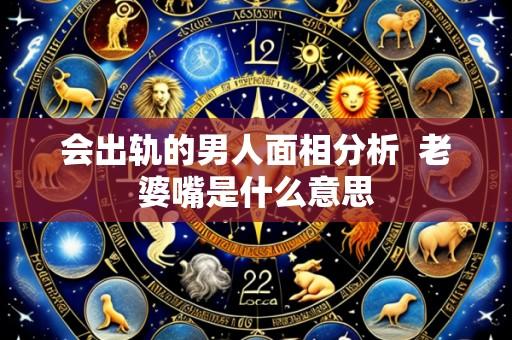 会出轨的男人面相分析 老婆嘴是什么意思