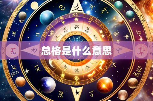 总格是什么意思