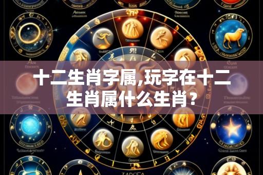 十二生肖字属,玩字在十二生肖属什么生肖?