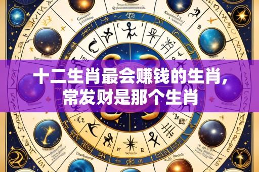十二生肖最会赚钱的生肖,常发财是那个生肖