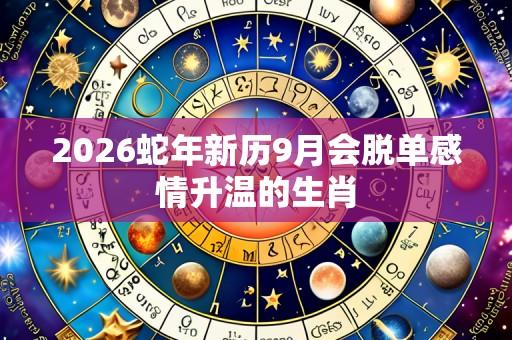 2026蛇年新历9月会脱单感情升温的生肖