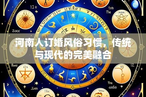 河南人订婚风俗习惯,传统与现代的完美融合