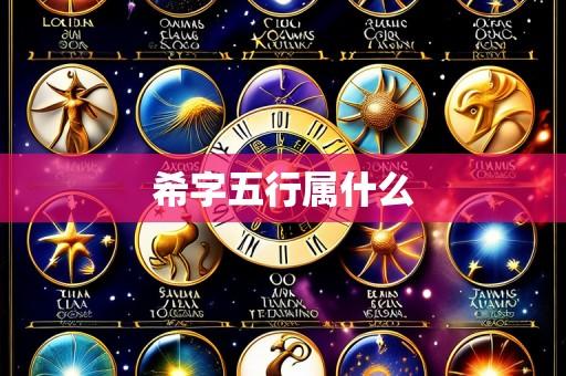 希字五行属什么