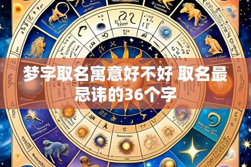 梦字取名寓意好不好 取名最忌讳的36个字