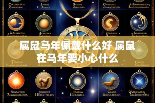 属鼠马年佩戴什么好 属鼠在马年要小心什么