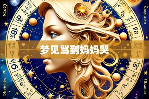 梦见骂到妈妈哭