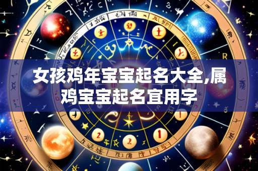 女孩鸡年宝宝起名大全,属鸡宝宝起名宜用字