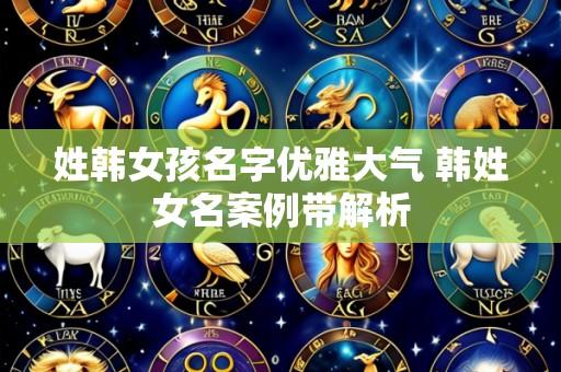姓韩女孩名字优雅大气 韩姓女名案例带解析