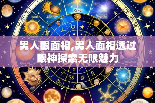 男人眼面相,男人面相透过眼神探索无限魅力