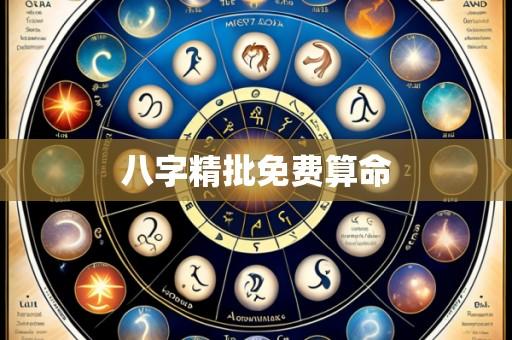 八字精批免费算命