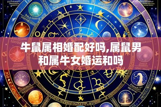 牛鼠属相婚配好吗,属鼠男和属牛女婚运和吗