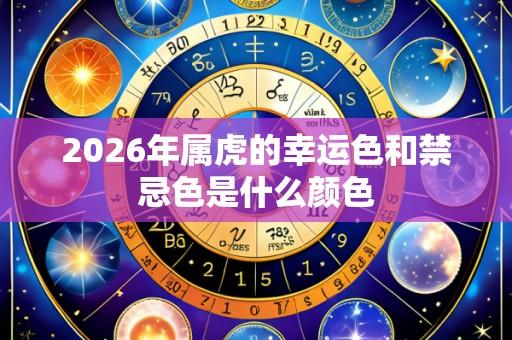 2026年属虎的幸运色和禁忌色是什么颜色